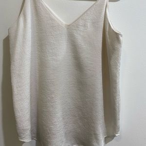 White satin cami